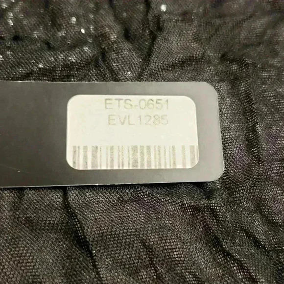 Ellen Tracy Metallic Gold Dot Chevron Scarf - Picture 4 of 5